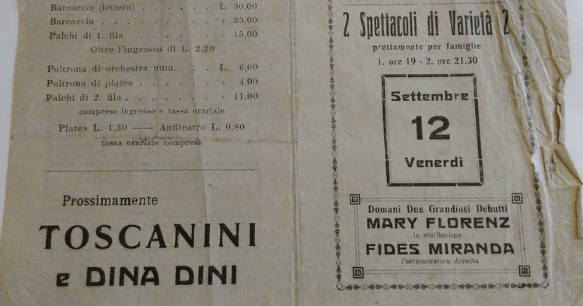 Collezione Montrone, 167 locandine degli antichi teatri baresi: la storia